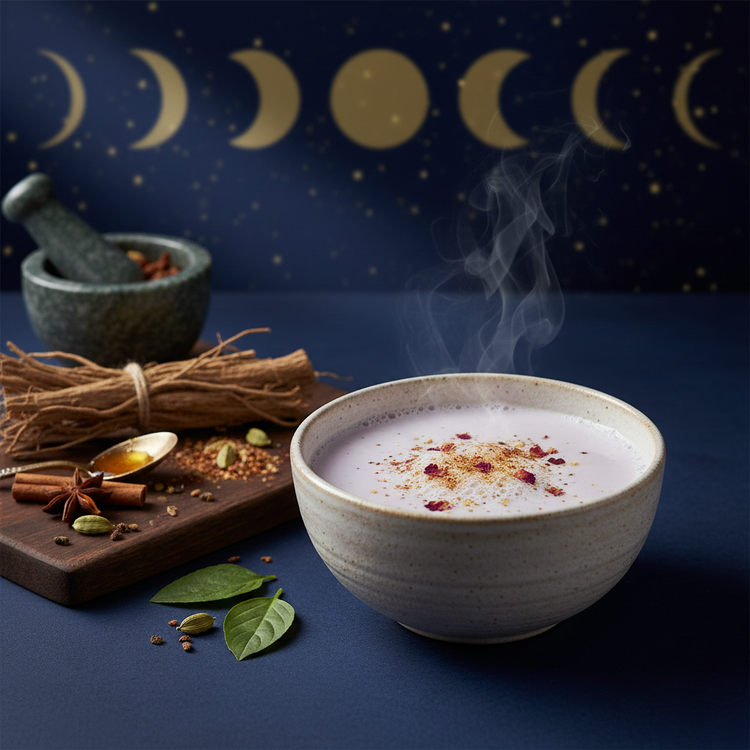 Ashwagandha-Mondmilch: Der ayurvedische Schlummertrunk gegen Stress (Rezept)