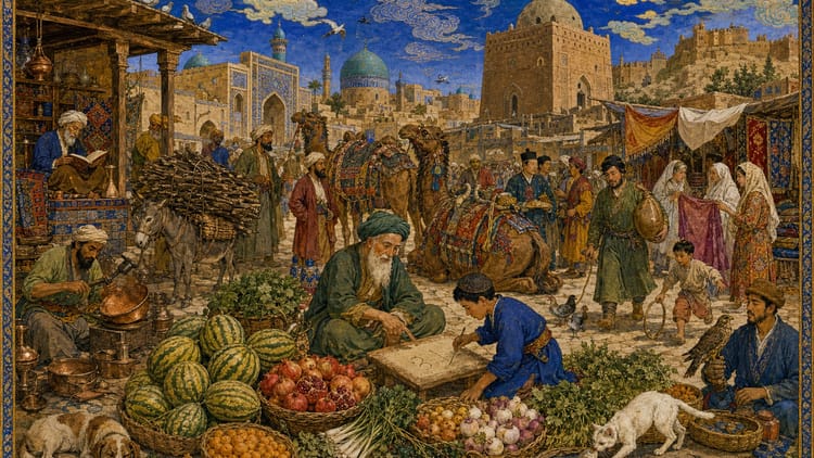 Die Jahre des Ibn Sina, Kapitel 2: Der Gemüsehändler und das Rechnen im Staub
